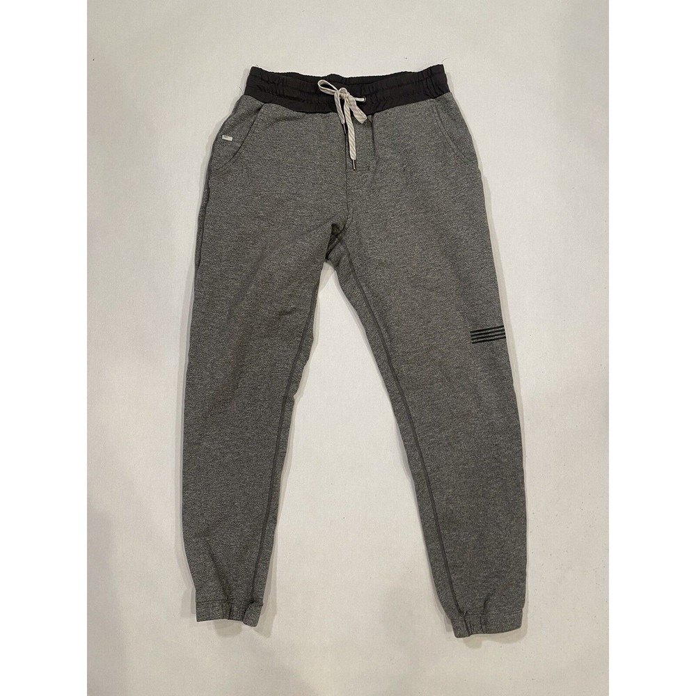 Men's VUORI BALBOA PANTS Joggers-Heather Grey Small Sweatpants V406
